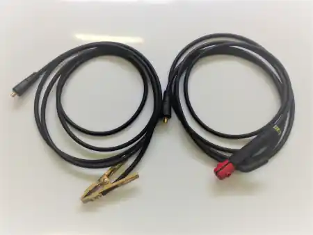 Kit arc câble porte électrode et câble de masse laiton 25mm² 4m 200A max Must-Have