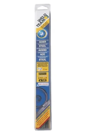 Vente Flash Baguette soudure Acier D2,0 Etui de 25 - WELDTEAM