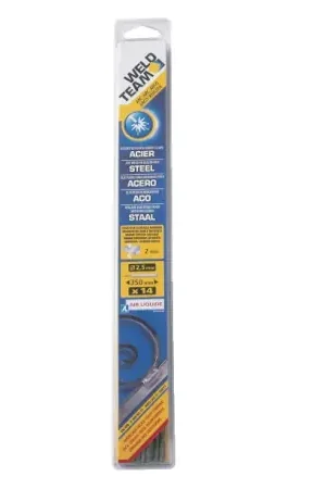 Baguette soudure Acier D2.5 Etui de 14 - WELDTEAM Commander Vite
