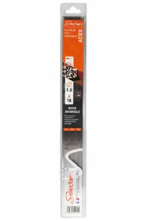 Baguettes soudure acier 3.2mm lot de 8 - longueur 350mm Selectarc Marque