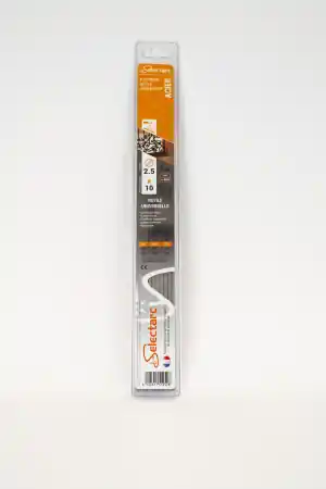 Promotion Baguettes soudure acier 2.5mm lot de 10 - longueur 350mm Selectarc