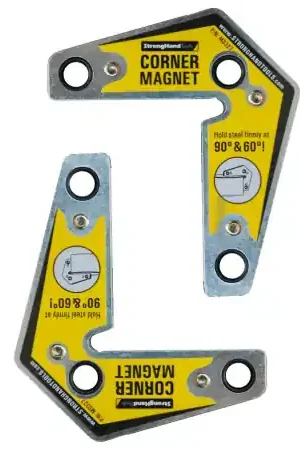 2 aimants de maintient pour cornières 90 et 60° MST327 Livraison Express