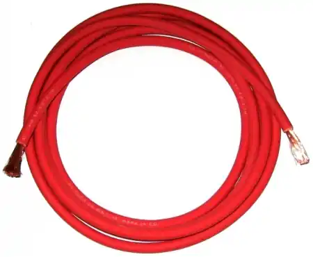 Câble soudage souple 16 mm² Rouge vente au mètre Solde