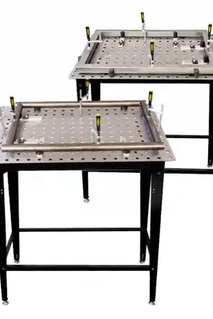 Kit pour fixation de tubes ronds et carrés Table FixturePoint + Brides + accessoires TBHKM300 Authentique