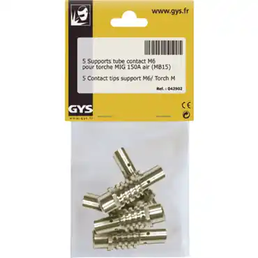 Seulement Aujourd'hui 5 supports de tube contact M6 pour torche 150A (MB15) GYS
