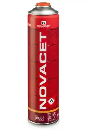 Cartouche de gaz jetable Novacet 600ml Kemper Remise