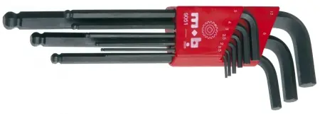 Jeu de 9 clés mâles 6 pans longues Protanium MOB OUTILLAGE Petit Prix
