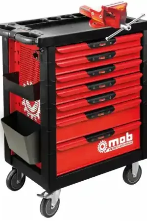 Achetez Aujourd'hui Servante Proliner 7 tiroirs avec étau et accessoires Mob Outillage