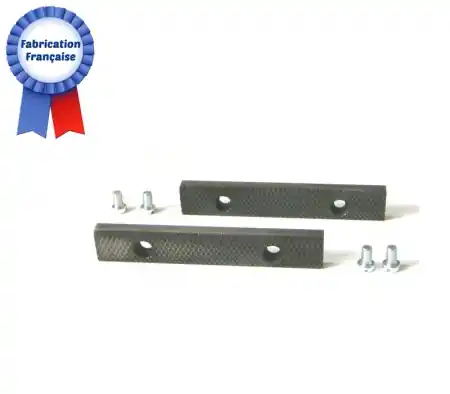 Jeu de mors 80mm acier DOLEX JM26 pour étaux DOLEX 26 Nouvel Arrivage