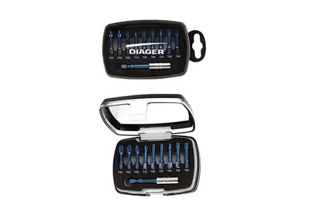 Marque Coffret d'embouts de vissage Blue shock DIAGER 10 pces