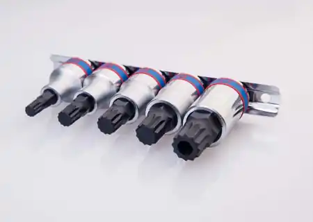 Jeu de Douilles XZN sur Rail, Set de 5, 1/2" KING TONY Jusqu'à Épuisement Des Stocks