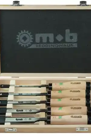 Bon Marché Coffret de 5 ciseaux de sculpteur bois 6 à 25mm MOB