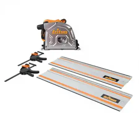 Vente Directe Scie circulaire plongeante 185mm 1400W + rail 140mm Triton