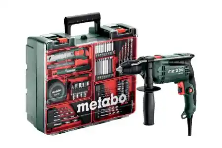 Nouveauté Perceuse à percussion SBE 650 + atelier mobile Metabo
