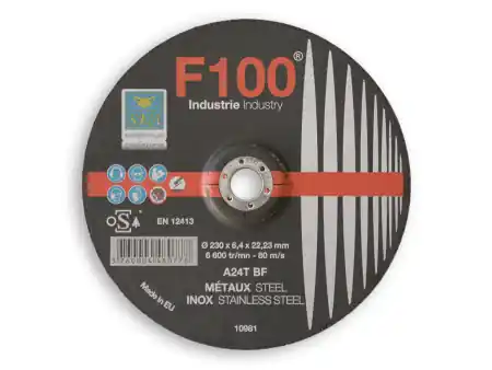 Satisfait Ou Remboursé Disque à ébarber métaux acier 230X6,4X22mm MD SEA