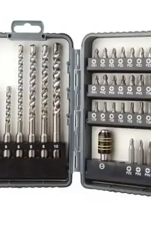 Coffret percage-vissage 35 pieces forets et embouts DIAGER Retour Gratuit