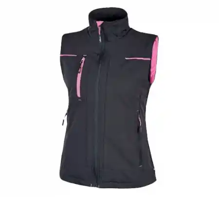 Top Vente Gilet sans manches SATURN LADY Grey Fucsia Taille S UPOWER