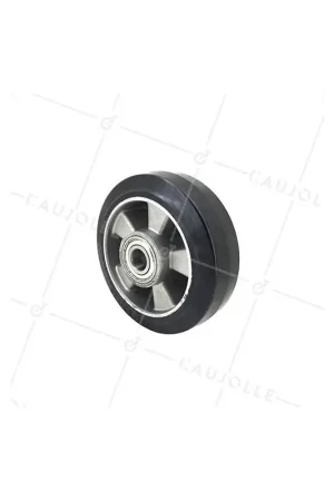 Vente Directe ROUE INDUSTRIELLE A ABSORPTION DE CHOC DIAMÈTRE 160 MM CHARGE 350KG AXE 20MM BILLES - S2014160