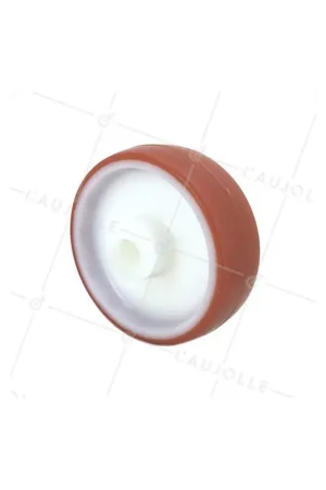Vente Flash ROUE D'ABRI DE PISCINE NYLON POLYURÉTHANE DIAMÈTRE 150 MM CHARGE 400 KG AXE 20 MM LISSE