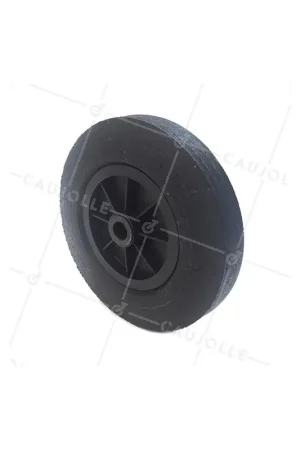 Acheter Direct ROUE DE MANUTENTION CAOUTCHOUC DIAMÈTRE 300 MM CHARGE 200KG AXE 25 MM - S2000PS300R25