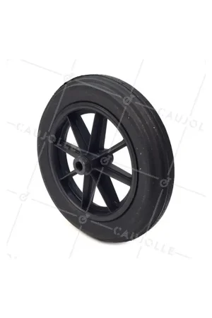 Affaire À Saisir ROUE DE BROUETTE INCREVABLE DURE DIAMÈTRE 400 MM CHARGE 150KG AXE DE 20 MM - S605DP 400 L20-100