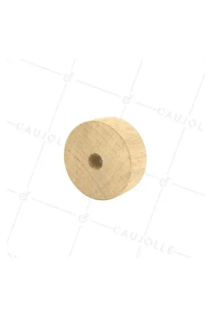 Authentique ROUE EN BOIS DIAMÈTRE 50 MM CHARGE 50 KG AXE 10 MM