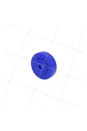 Usine Directe ROUE DE TROLLEY À PROFIL PLAT POUR CONVOYEUR AERIEN ROULEMENT INOX DIAMÈTRE 49 MM CHARGE 60 KG AXE 8 MM