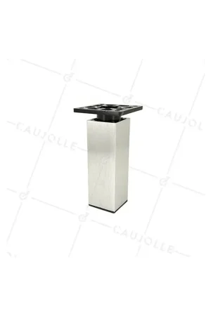 PIED DESIGN POUR MEUBLE EN ALUMINIUM HAUTEUR TOTALE 110 MM Certifié