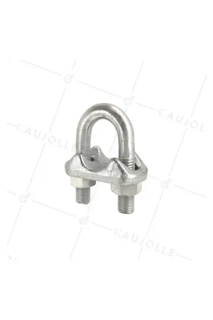 SERRE CÂBLE À ÉTRIER ACIER POUR CÂBLE DE 20 MM Prix Cassé