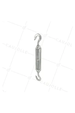TENDEUR DE CÂBLE À 2 CROCHETS POUR CÂBLE DE 9 MM CHARGE 60 KG - M6 Prix Choc