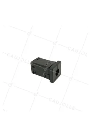 Super Prix EMBOUT DE FIXATION POUR TUBE CARRÉ DE 25 MM EXTÉRIEUR / 22 MM INTERIEUR POUR ROULETTE À TROU DE 10 MM