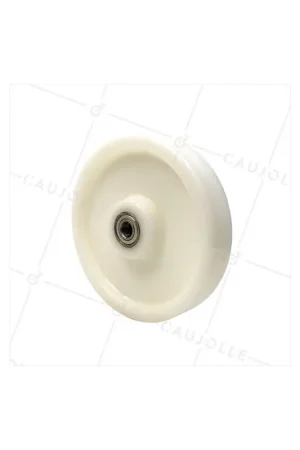Vente Flash ROUE EN NYLON RENFORCÉ DIAMÈTRE 250 MM CHARGE 1500 KG AXE 20 MM ET ROULEMENT BILLES - S2480 250 RB20