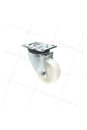 Affaire À Saisir ROULETTE DE MANUTENTION PIVOTANTE RENFORCÉE EN NYLON DIAMÈTRE 125 MM CHARGE 600KG - S78N 125