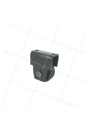 Acheter En Ligne MONTURE NOIRE POUR PORTAIL COULISSANT ROUE À GORGE Y DIAMÈTRE 60 MM POUR RAIL TRIANGULAIRE CHARGE 200 KG