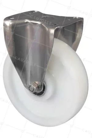 Top Vente ROULETTE FIXE EN INOX 304 DIAMETRE 200 MM CHARGE 1000 KG - INOX FIXE RENF 200