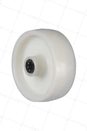 Achetez Aujourd'hui ROUE EN NYLON RENFORCÉ DIAMÈTRE 100 MM CHARGE 100 KG AXE 12 MM ET ROULEMENT A ROULEAUX- S2450 100/37 LM46 RR12