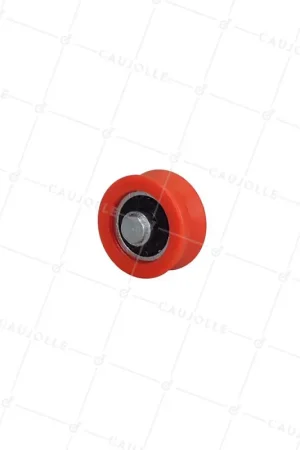 Authentique ROUE DE BAIE VITRÉE DIAMÈTRE 22 MM CHARGE 20 KILOS GORGE V AVEC AXE DE 6 MM
