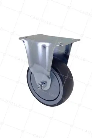 Affaire À Saisir ROULETTE FIXE EN CAOUTCHOUC SOUPLE ANTI-USURE ET NON TACHANT DIAMÈTRE 100MM CHARGE 130 KG - S15.F 100