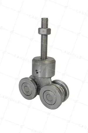 Affaire À Saisir CHARIOT PIVOTANT 4 GALETS POUR PORTE COULISSANTE SUSPENDUE DE 650KG - CHARIOT PIV 4 GAL MOYEN