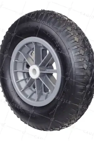 Vente Flash ROUE DE BROUETTE GONFLÉE ET PNEU CRAMPONS 4PR DIAMÈTRE 400 MM CHARGE 150 KG POUR AXE DE 32 MM - S1006P 400 L32/74 4PR AGRAIRE