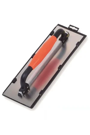 Acheter Direct Platoir courbé 2 mains plaquiste inox Mondelin 38x12cm