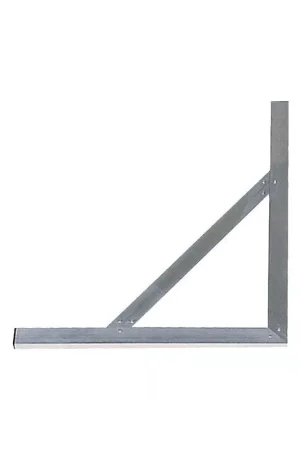 Réduction Équerre rivetée avec écharpe alu Mondelin