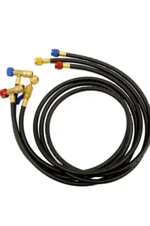 JEU DE 3 FLEXIBLES 1M50 AVEC VANNE ZERO EMISSION VZE-755 LINSTRUMENT Meilleur Choix