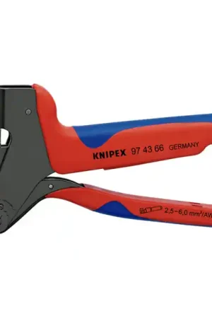PINCE A SERTIR UNIVERSELLE POUR CONNECTEURS MC4 2.5-6MM2 KNIPEX Pas Cher