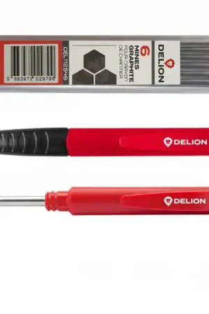 CRAYON DE CHANTIER DUOTRACE AVEC MINE TELESCOPIQUE + ETUI DE 6 MINES DELION Dernière Chance