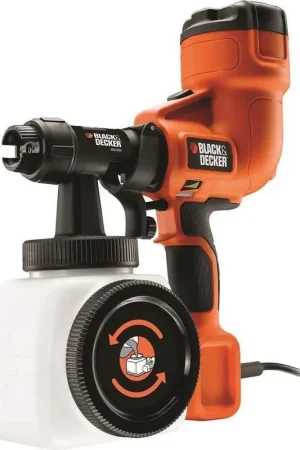 Pistolet pulvérisateur réglable Black+Decker HVLP200 400 W Certifié