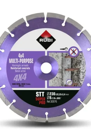 Disque diamanté tout terrain STT-230 SUPERPRO Rubi SEGMENTÉ Achat Immédiat