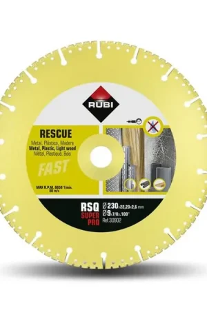 Disque de sauvetage RSQ-230 Superpro Rubi Diamond brasé sous vide Pas Cher