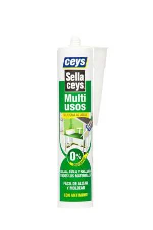 Cartouche silicone à base d'eau universelle Sellaplus Ceys blanche Satisfait Ou Remboursé