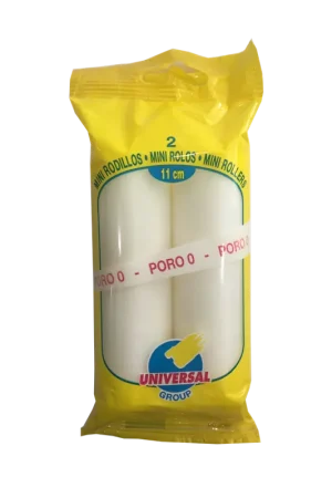 Dernier Modèle Pack de remplacement de 2 mini rouleaux 11 cm pores fins